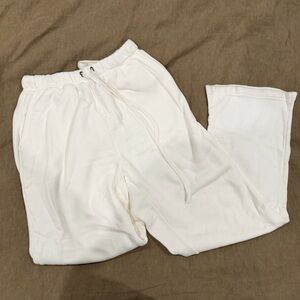 Elwood Vintage White Straight Leg Sweatpants